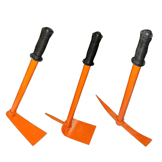 Gardening Tools Set Of 3 Pcs - Hoe ,Hoe With Prong And Tiller