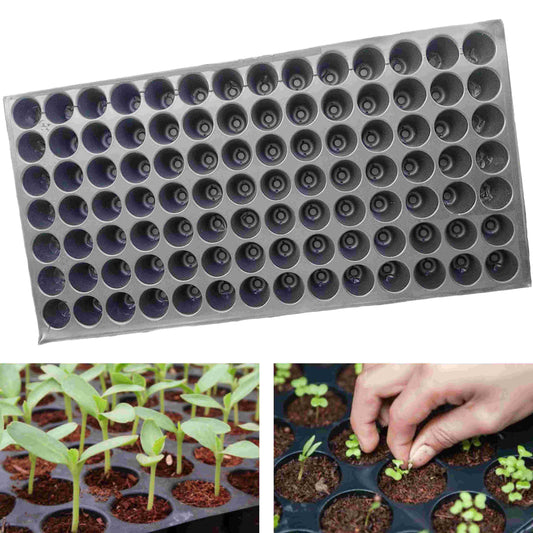 Plastic Seedling Tray With 98 Cavities For Seedling Preparation