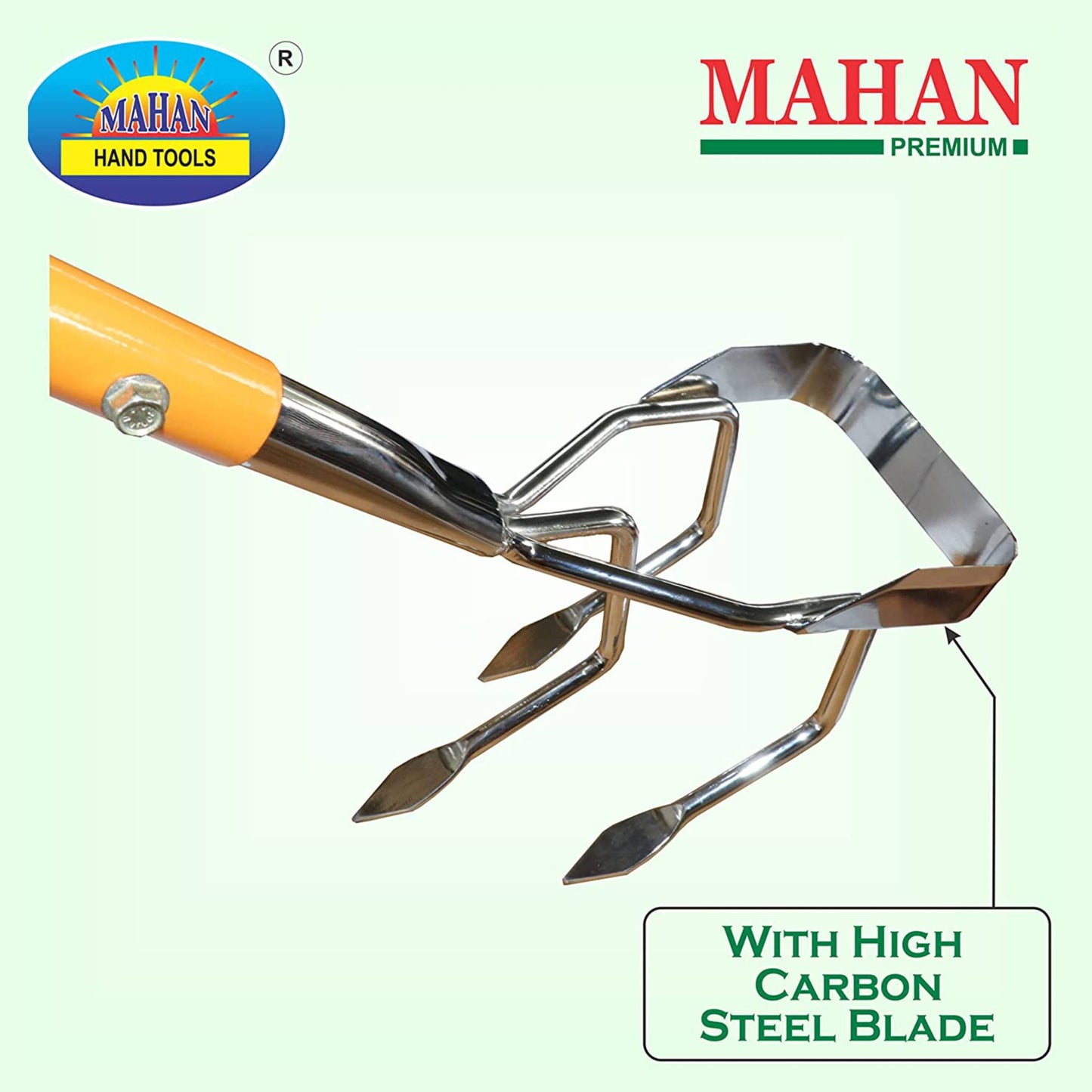 Mahan CW-34 With Handle Manual Heavy Duty 2 in 1 Garden Hoes/Multi Star Culti-Weeder