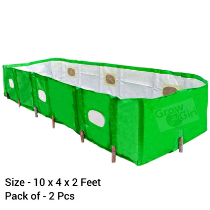 10x4x2 Feet Vermicompost Bed, HDPE, 450 Gsm, For Compost Making