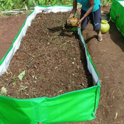 12x4x2 Feet Vermicompost Bed, HDPE, 450 Gsm, For Compost Making